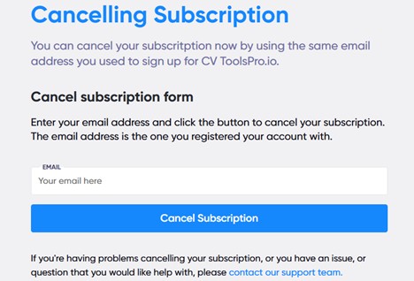 A Complete Guide on How to Easily Cancel Your Elegant CV Subscription