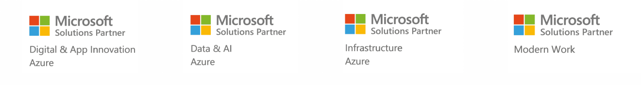Home 1 Microsoft Solutions Partner: Digital & App Innovation (Azure), Data & AI (Azure), Infrastructure (Azure) and Modern Work